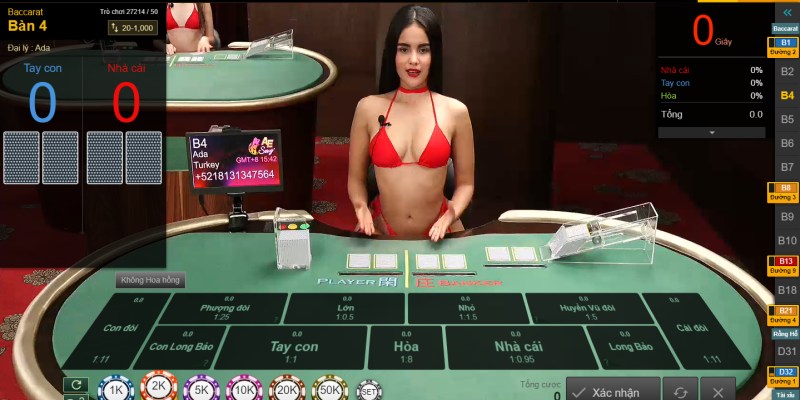 Trải nghiệm Sexy Baccarat ngay tại trang chủ nhà cái 789win 