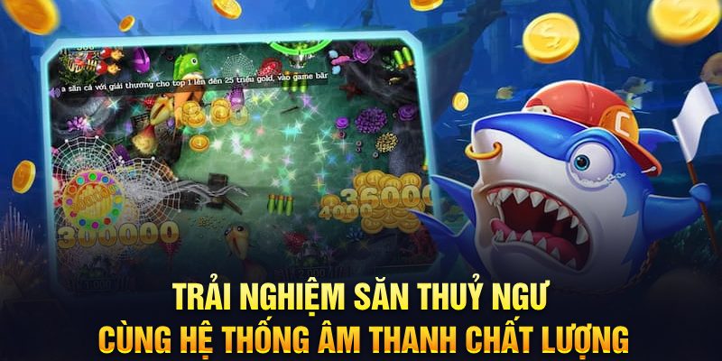 Trải nghiệm săn thuỷ ngư cùng hệ thống âm thanh chất lượng